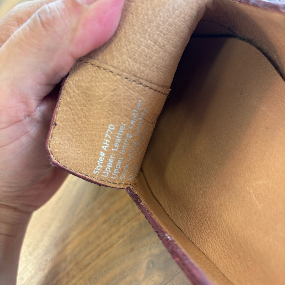 Madewell The Frances Skimmer in Leather, Size 6.5 - Picture 13 of 14
